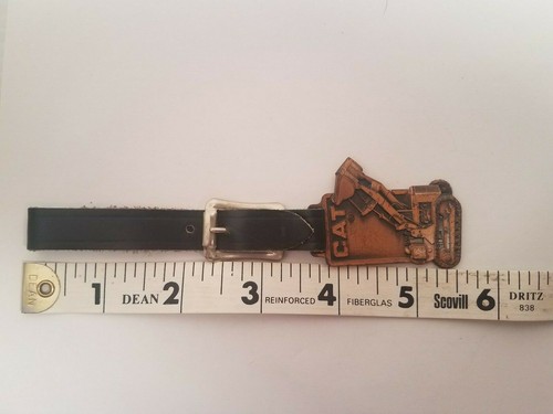CATERPILLAR CAT WATCH FOB 47TH ANNIVERSARY 1972 ANTIQUE CONSTRUCTION EQUIPMENT - Picture 5 of 9