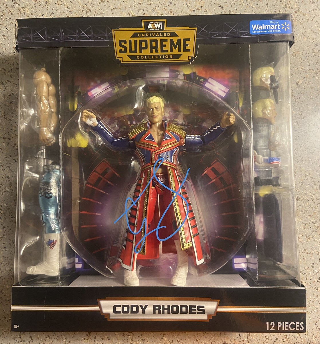 L@@K! Cody Rhodes SIGNED AEW Supreme Walmart Exclusive