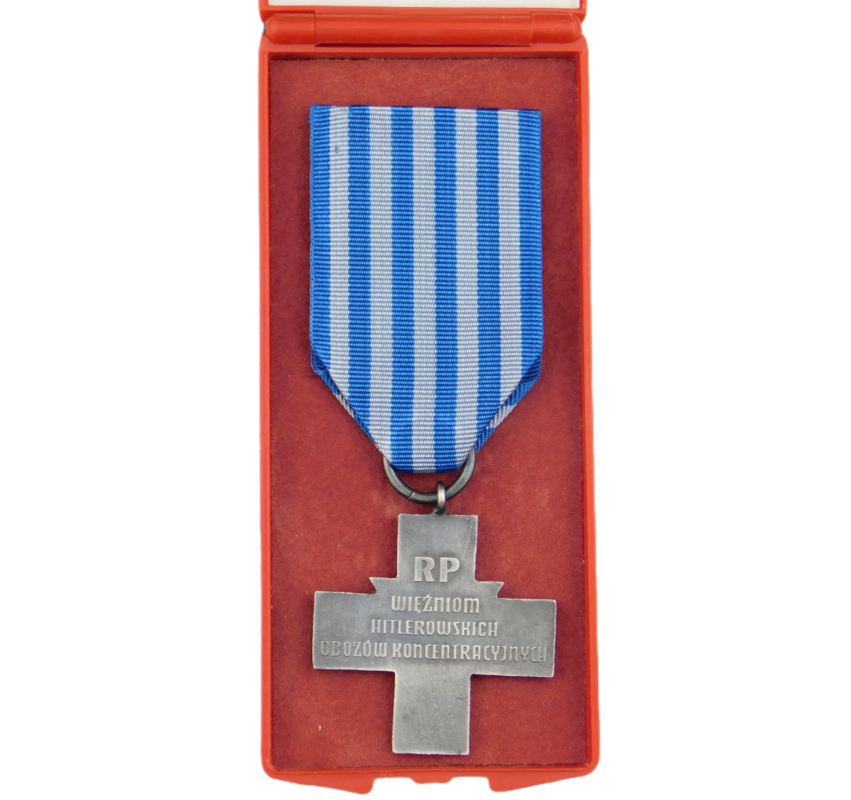 WW2 AUSCHWITZ M DAILLE CROIX DU SURVIVANT DE L HOLOCAUSTE RP POLOGNE 