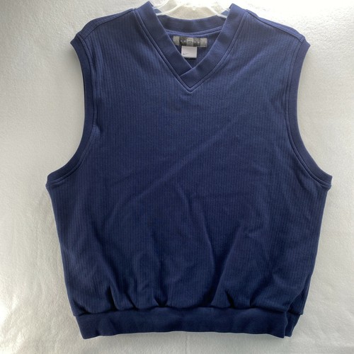 Nike Golf Sweater Vest Mens XL Navy 
