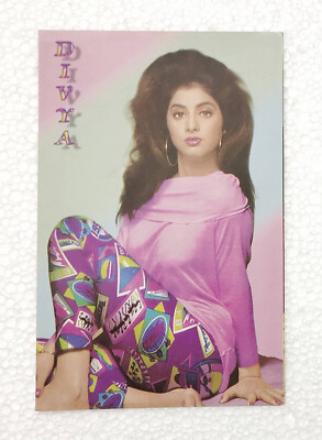 Bollywood Actress- Divya Bharti - Rare Post card #D-10