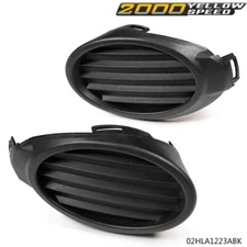 Fit For 2012 2013 2014 Ford Focus Pair Fog Light Hole Covers Front Bumper Trim
