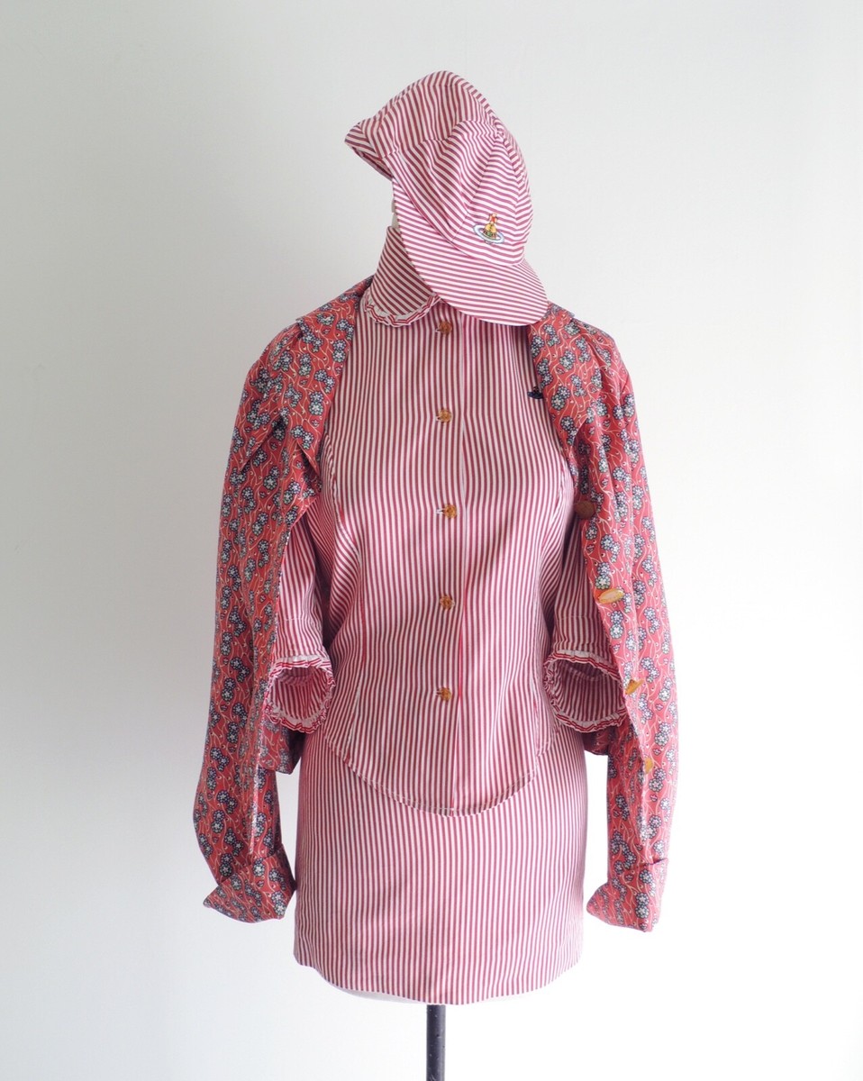 Vivienne Westwood　ヴィンテージ　ビスチェ風トップス VIVIENNE WESTWOOD 1995 Erotic Zones Red & White stripe and