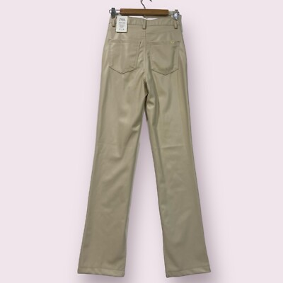 Zara Faux Leather Cropped Zara Basic Leather Pants Zara Women's