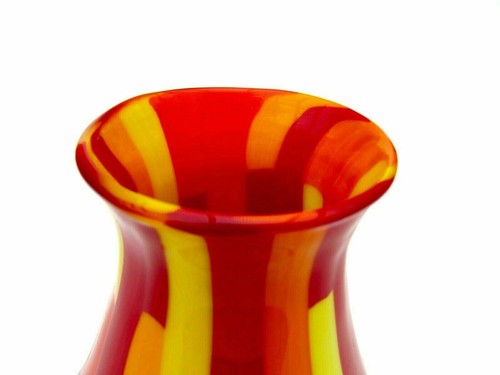 Signed! Murano A Ballarin Freeform Pezzato Bulbous Studio Vase XL Size Amazing - Picture 8 of 12
