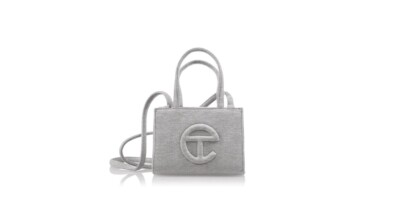 UGG X Telfar Small Fleece Heather Grey Gray Shopper Bag