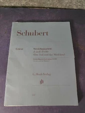 Schubert Streichquartett D-moll D810 Sheetmusic
