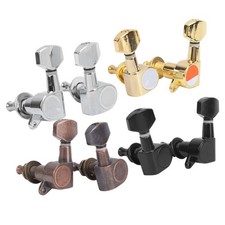6Pcs Guitar Locking Tuners Tuning Pegs For Full Enclosed Electric Guitars