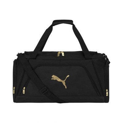 PUMA unisex adult Evercat Accelerator Duffel Bags Black/Gold