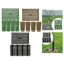 5Pcs Tree Trunk Guard Protectors Fruit Trees Outdoor Expandable Plant Cover
