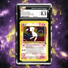 ✨ CGC 8.5 NM/MINT ✨ MEW PROMO BLACK STAR POKEMON LEAGUE #9 HOLO 🌀 SWIRL 🌀
