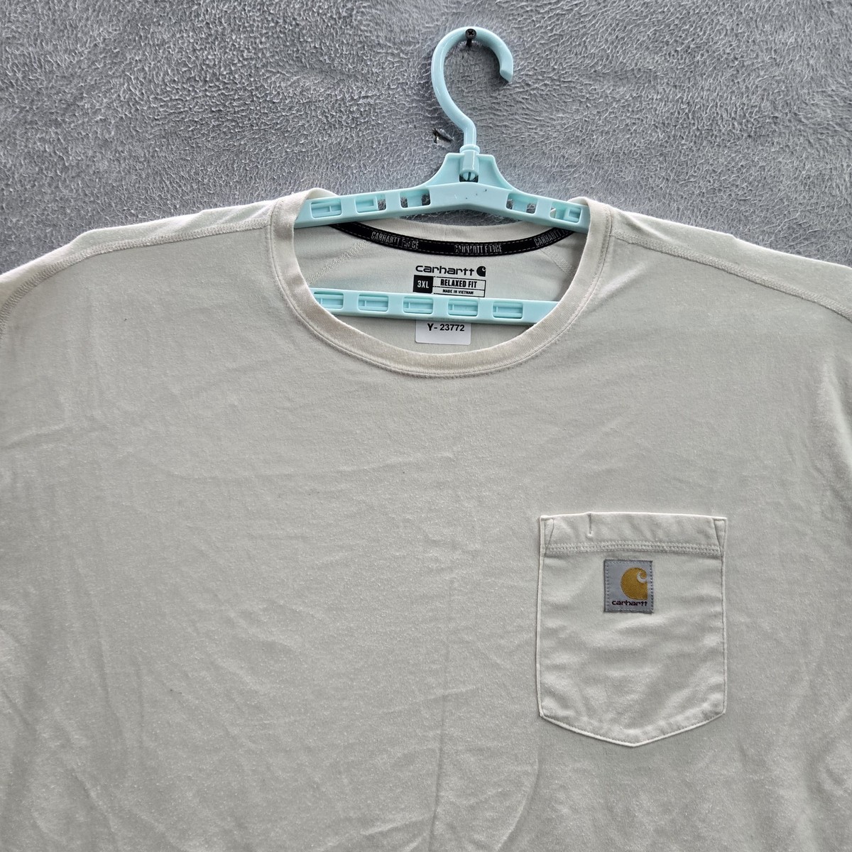 Carhartt Men Shirt 3XL White Pocket Logo Short Sleeve | eBay