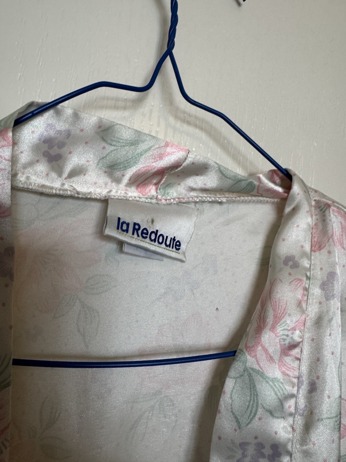 LaRedoute  Full Length Satin Robe & Nightgown Set Size M