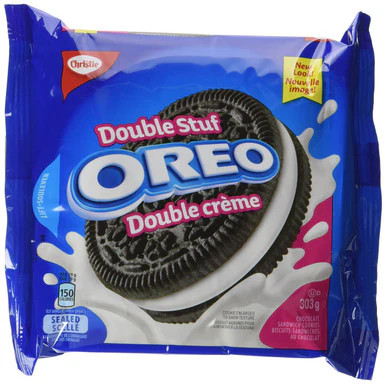Oreo Double Stuff Sandwich Cookies, 303g/10.7oz (Imported from Canada) - Picture 1 of 5