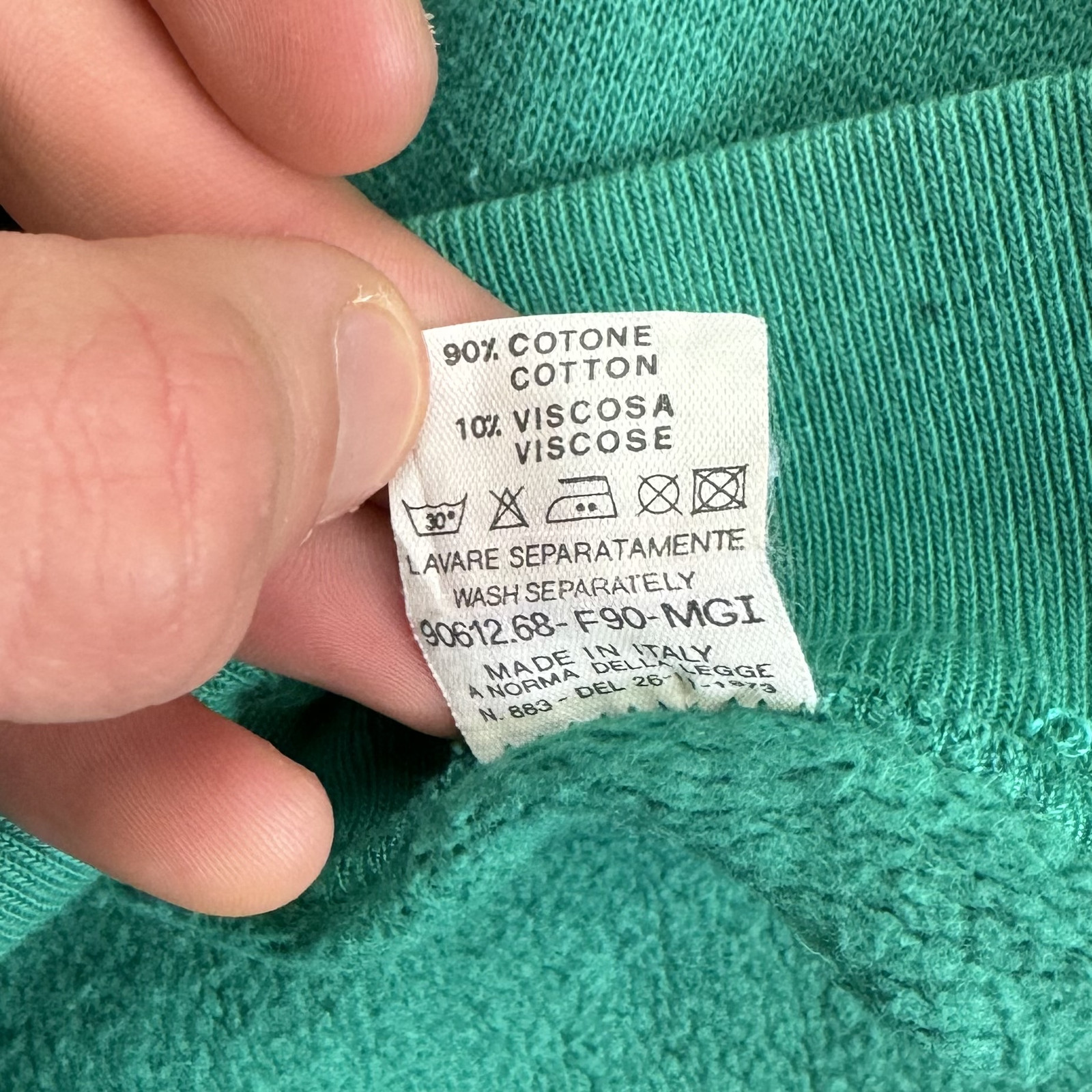 Levi's Men's Large Sweatshirt Multicoloured Green Graphic Vintage image 8