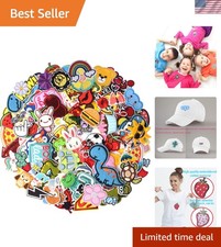 Random Styles 60 Embroidered Iron-On Patches for Creative Fashion Projects