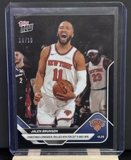 2025-26 Topps Now Jalen Brunson BLACK FOIL Parallel #99 New York Knicks /10