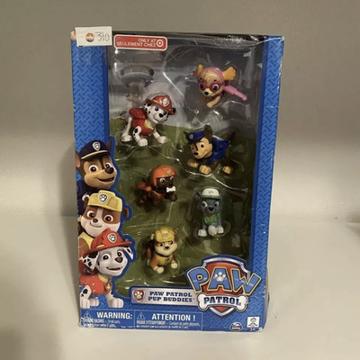 Spin Master Paw Patrol Pup Buddies Action Figures Set Chase Marshall Skye