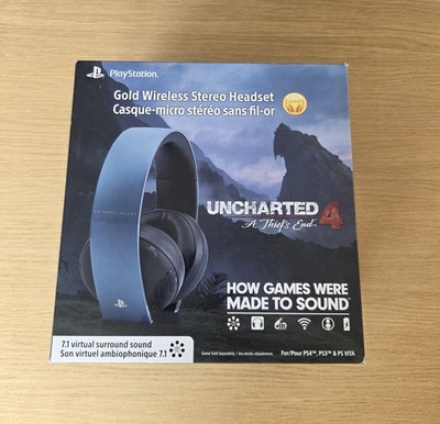 Sony Uncharted 4 Limited Edition - Gold Wireless 7.1 Headset (CECHYA - 0083)