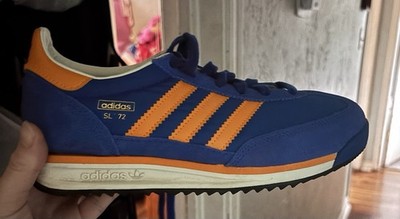 Adidas SL 72 Men Blue and Orange New Without Box Size 5.5 M