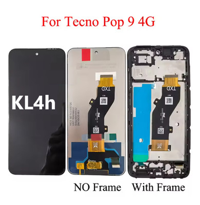 LCD Display Touch Screen Digitizer Full Assembly Frame For Tecno Pop 9 4G KL4h