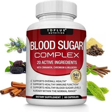 Blood Sugar Complex Supplement - Supports Healthy Blood Sugar