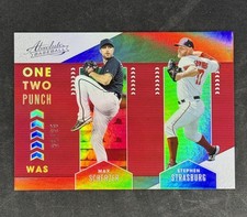 2020 Panini Absolute - One Two Punch Max Scherzer, Stephen Strasburg #OTP1 /25