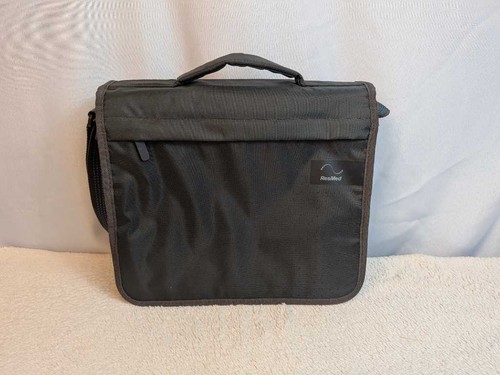 ResMed CPAP Machine Travel Case Bag Dark Gray Black Padded Zipper Organizer
