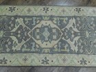 Turkish Oushak Hand Knotted Rug,Bohemian Oushak contemporary Rug 2.6x10 Ft — photo 6