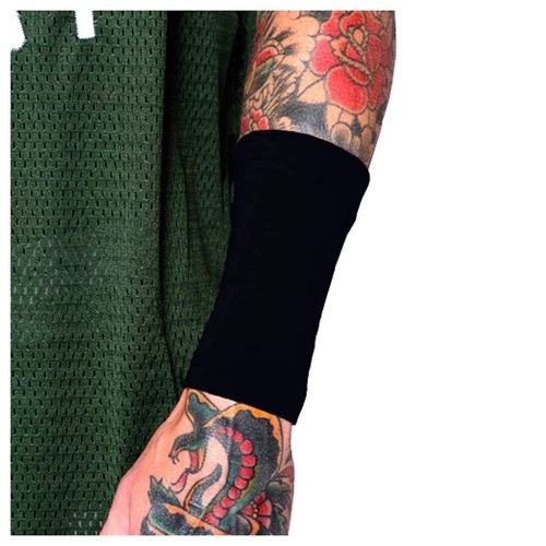 Black Tattoo Cover Up Sleeve - Medium/Large Forearm Ink Armor Protection image 2