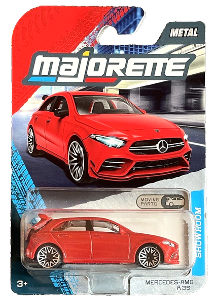 Majorette Mercedes Benz A 35 Klasse Amg Moving Parts 1:60 Modellauto Spielzeug-image