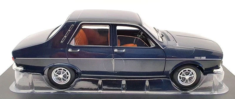 Norev escala 1/18 diecast 185214 - Renault 12 TS 1973 - azul oscuro Foto 3 de 4