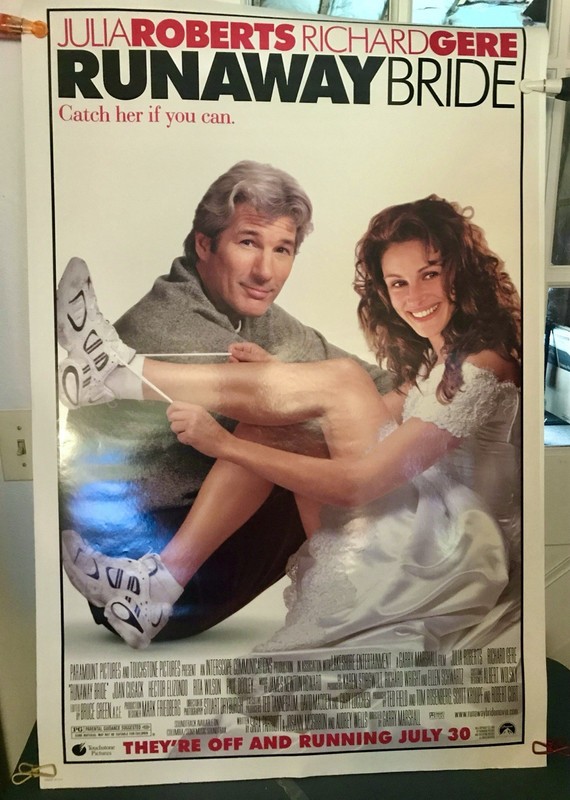  RUNAWAY BRIDE ORIGINAL ROLLED 27X41 DOUBLE SIDED MOVIE POSTER 1999 RICHARD GERE