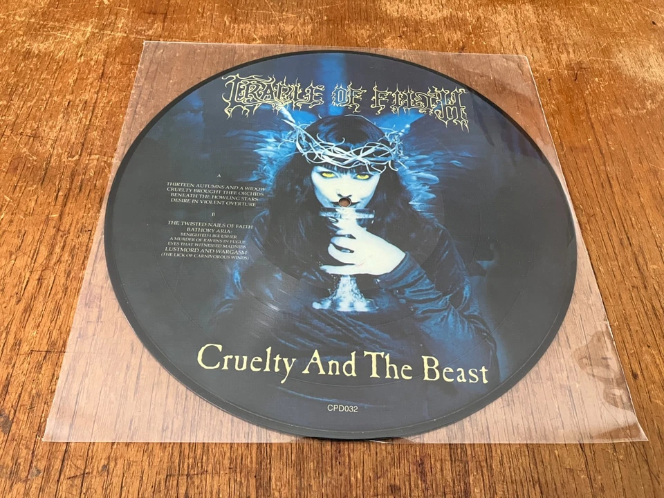 CRADLE OF FILTH Cruelty And The Beast 12" PICTURE DISC LP Vinyl RARE - Image 2 of 2