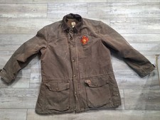 Carhartt Brown Ranch Wear Blanket Lined Chore Jacket Mens XL Coat 14806