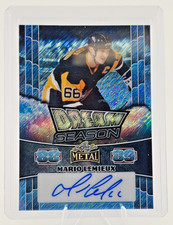 2025 Leaf Metal Legends Mario Lemieux Platinum Blue Dream Season Auto /3 #DS-ML1