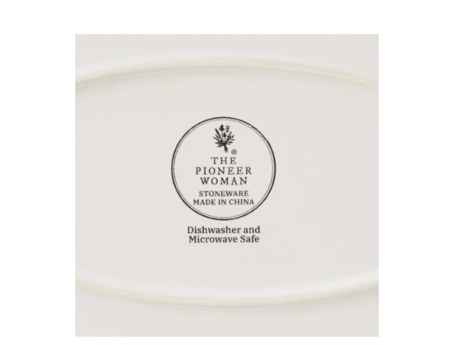 Jarra de gres The Pioneer Woman Agatha de 2 cuartos de galón, marrón Foto 4 de 4