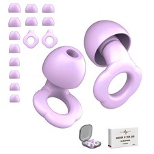 2 Pairs Ear Plugs for Sleeping, 35dB Ear Plugs for Sleeping Noise Cancelling,...