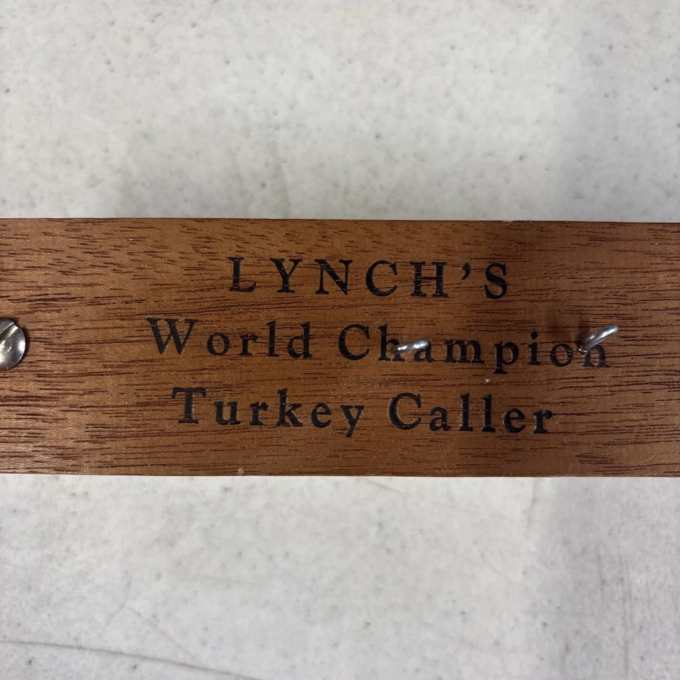 Lynch's Campeón del Mundo Turquía Llamar Modelo 102 De Colección, Liberty, 1958  Foto 2 de 4