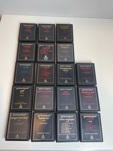 Atari 2600 Games Big Lot 58 Different Games All In Good Condition w End Labels - Picture 8 of 11