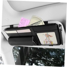 Car Sun Visor Organizer, Visor Storage Pouch Holder with a Classic Black