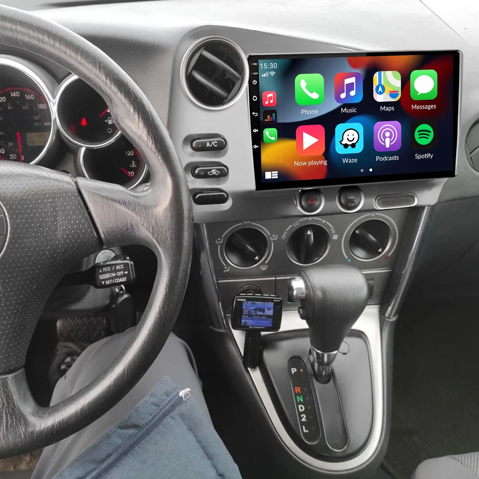 Android Car Play w/Cam Car Stereo Radio GPS Navi For Toyota MATRIX 2003-2004 US - Imagem 2 de 4