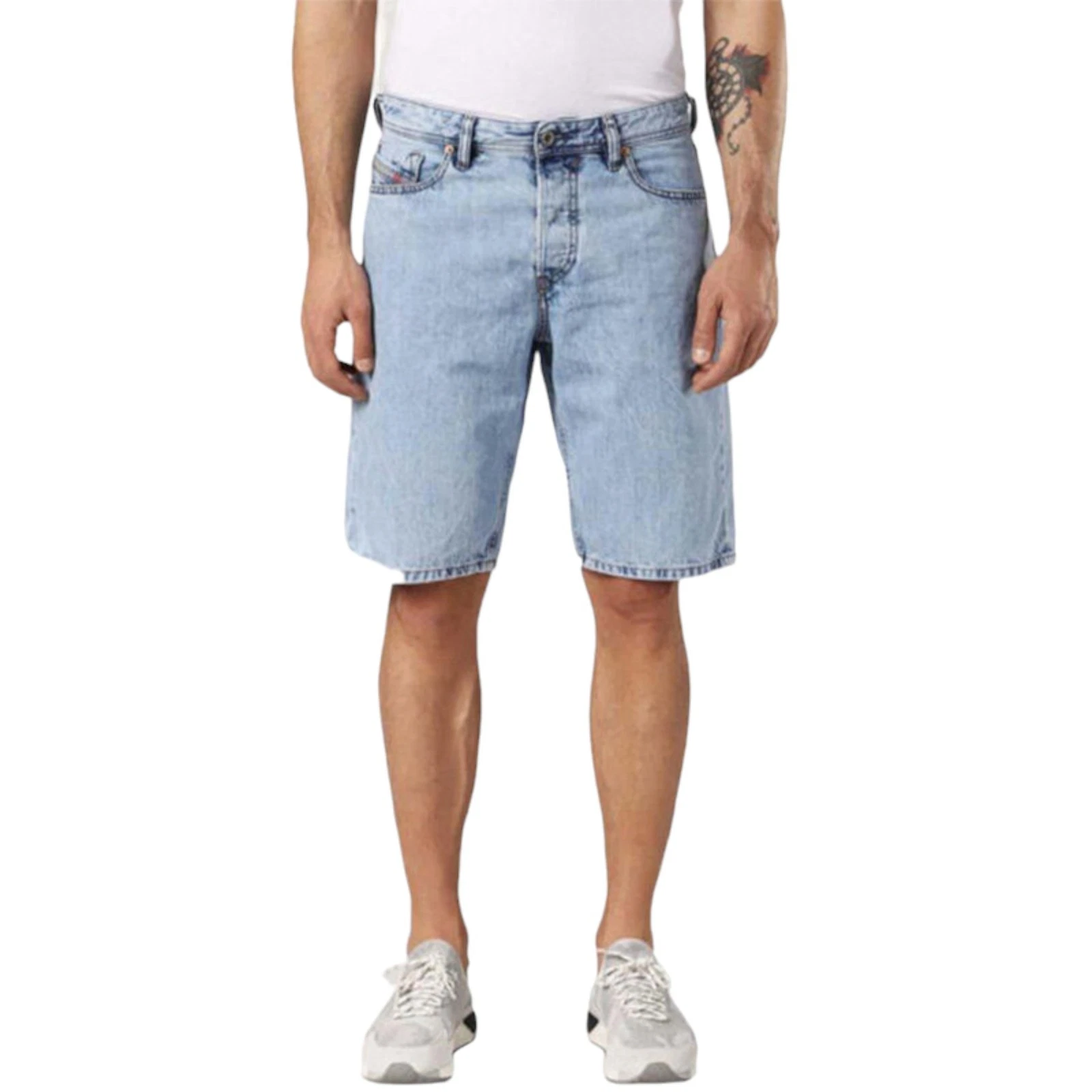 Mens Shorts DIESEL KEESHORT 084RE Denim Jeans Regular Summer Casual Beach wear