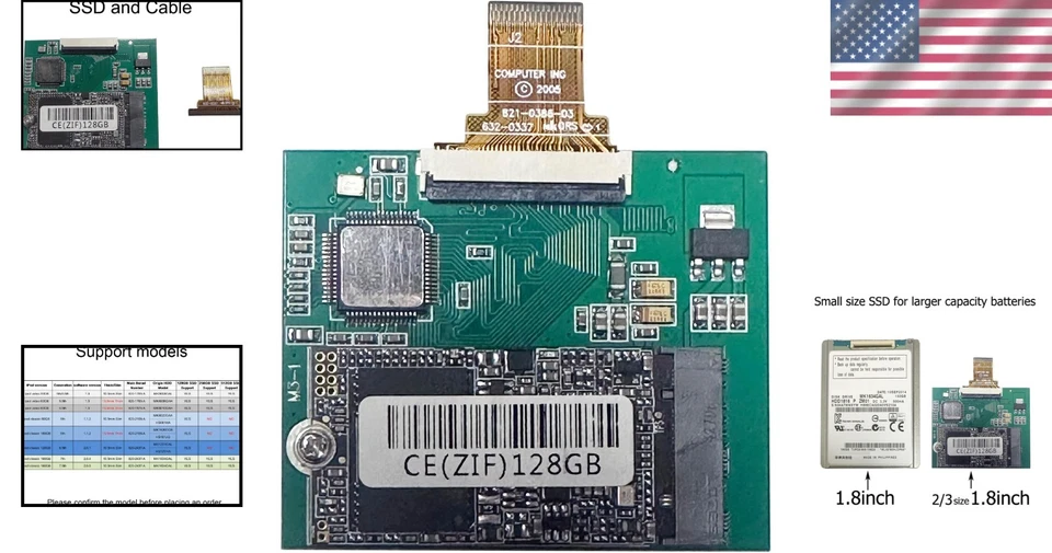 High-Speed 128GB SSD for iPod Classic & Video Replacement - Image 2 of 4