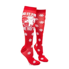 Unisex Do It for The Hos Funny Christmas Compression Socks for Men and Women