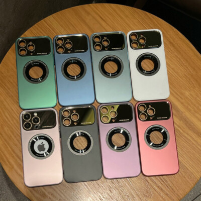 For iPhone 14 Pro Max 13 12 Shockproof Glass Lens TPU Hybrid Plastic Case Cover