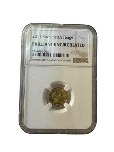 2011 Kazakhstan Tenge - NGC BU Brilliant Uncirculated
