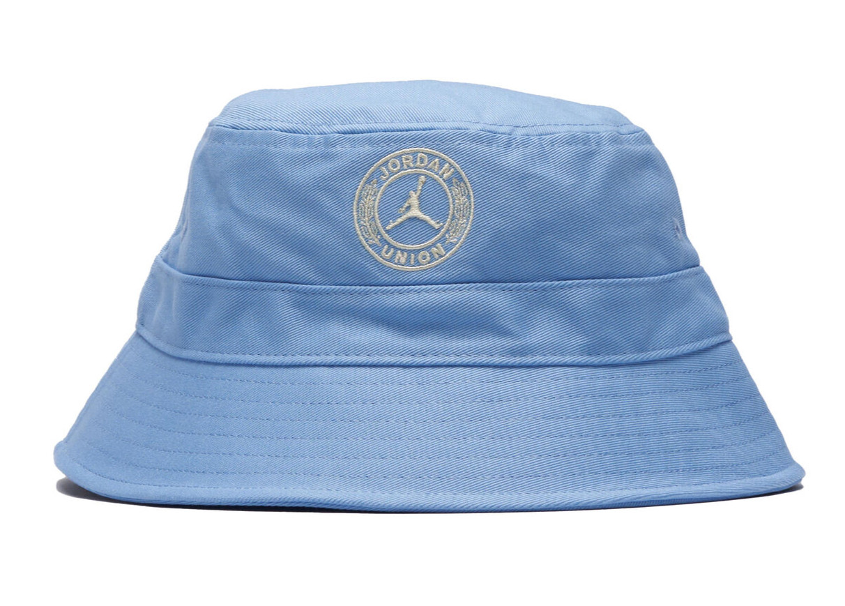 Authentic Air Jordan x Union LA Blue Bucket Hat S/M DX6483-496