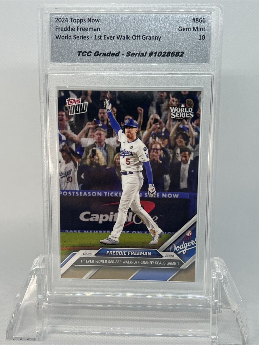 2024 Topps Now Freddie Freeman World Series Grand Slam TCC 2024 Topps Now Freddie Freeman World Series Grand Slam TCC