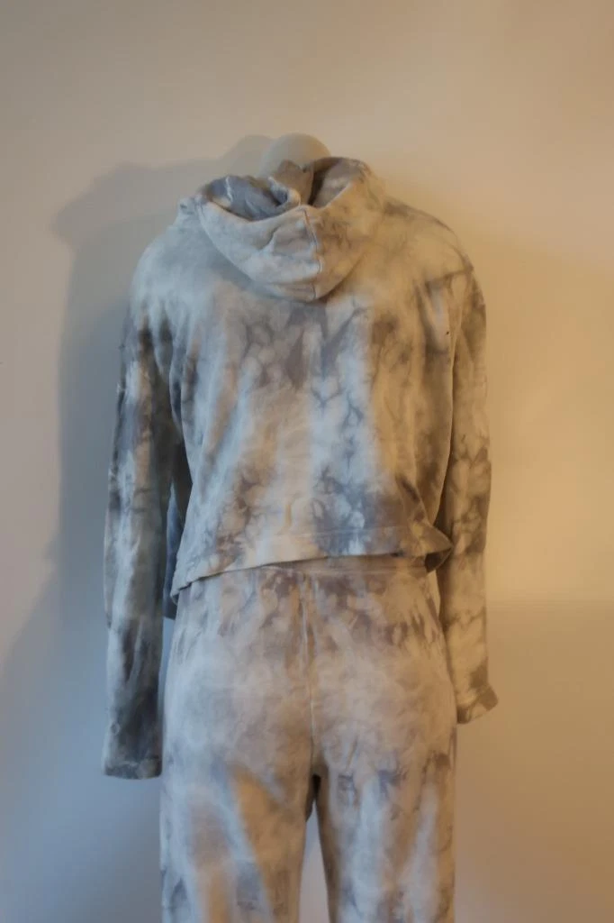 OFF WHITE Set 2 pezzi felpa e felpa donna Enza Costa grigio bianco sporco tinta unita M